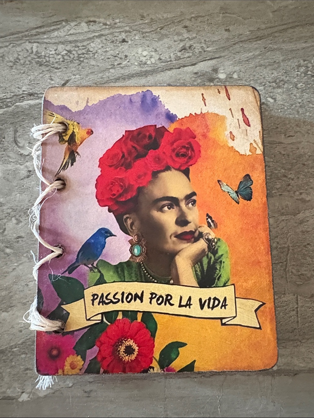 Passion Por La Vida Floral Art Notebook - Multicolor